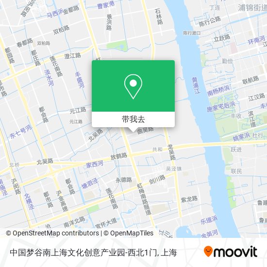 中国梦谷南上海文化创意产业园-西北1门地图