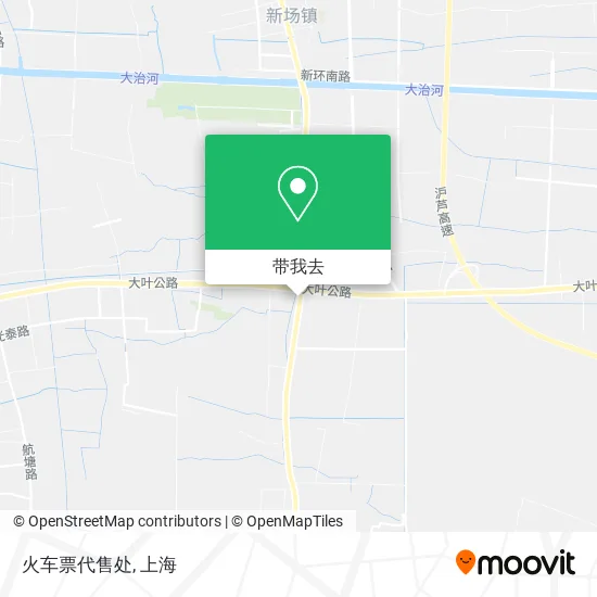 火车票代售处地图