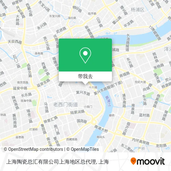 上海陶瓷总汇有限公司上海地区总代理地图