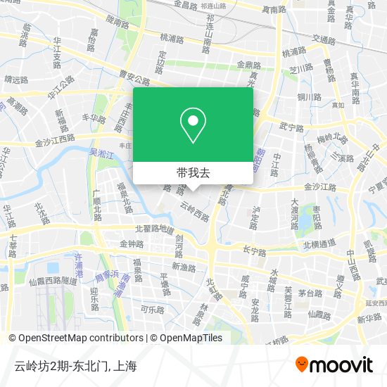 云岭坊2期-东北门地图