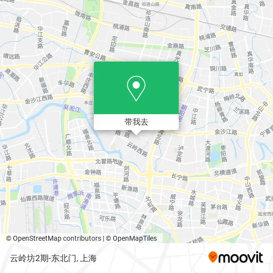 云岭坊2期-东北门地图