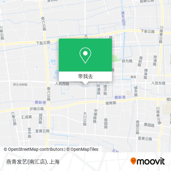 燕青发艺(南汇店)地图