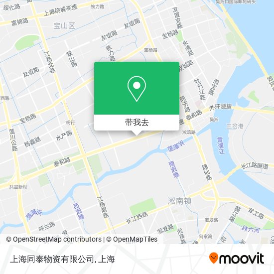 上海同泰物资有限公司地图