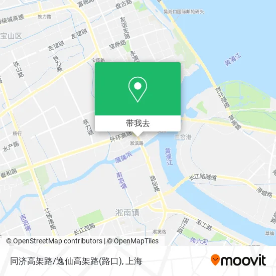 同济高架路/逸仙高架路(路口)地图