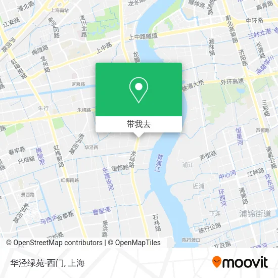 华泾绿苑-西门地图
