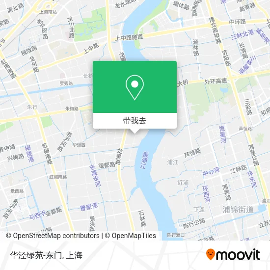 华泾绿苑-东门地图