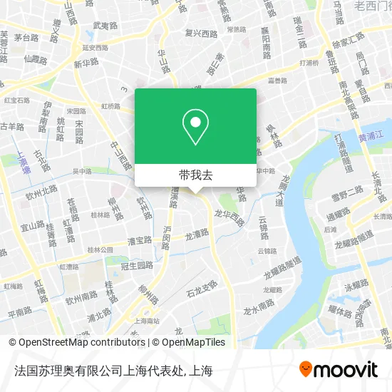 法国苏理奥有限公司上海代表处地图