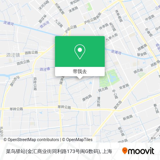 菜鸟驿站(金汇商业街同利路173号闽G数码)地图