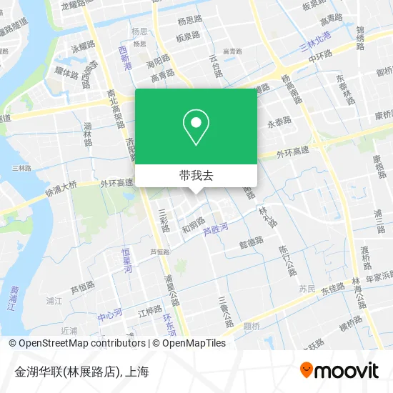 金湖华联(林展路店)地图