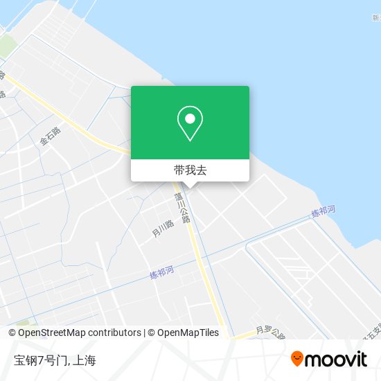 宝钢7号门地图