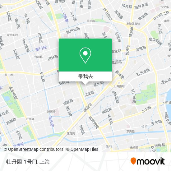 牡丹园-1号门地图