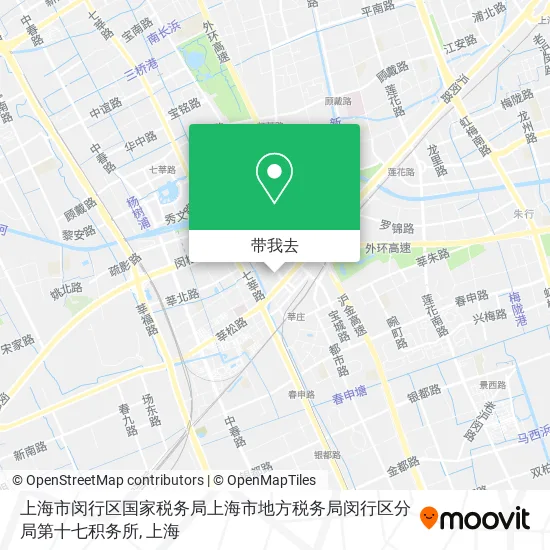 上海市闵行区国家税务局上海市地方税务局闵行区分局第十七积务所地图