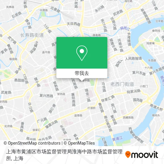 上海市黄浦区市场监督管理局淮海中路市场监督管理所地图