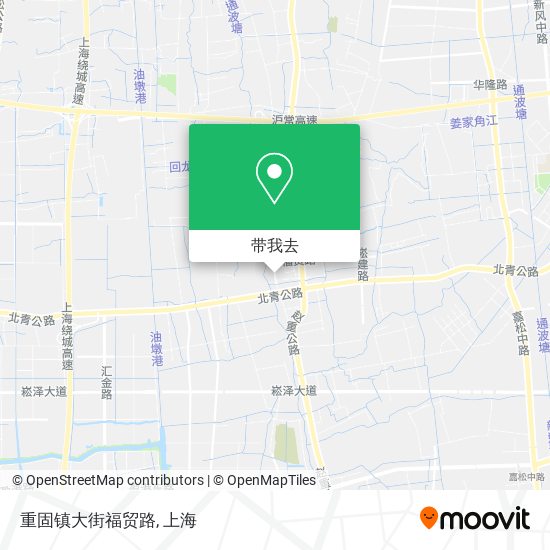 重固镇大街福贸路地图