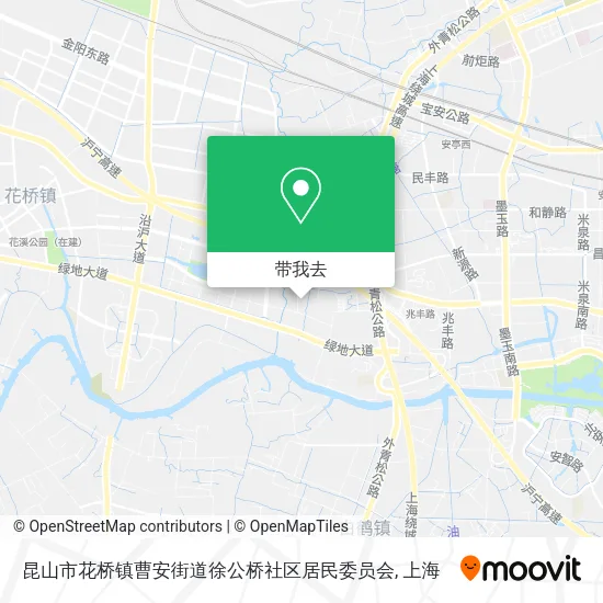 昆山市花桥镇曹安街道徐公桥社区居民委员会地图