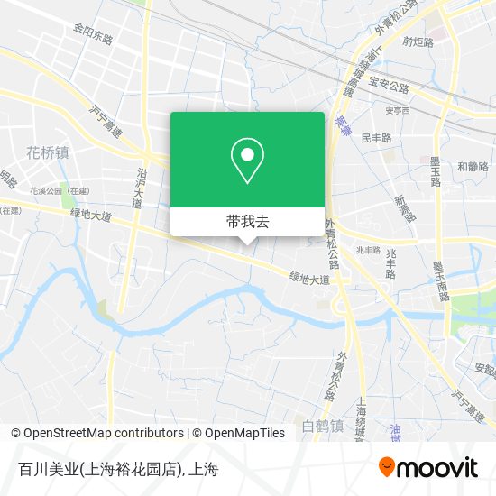 百川美业(上海裕花园店)地图