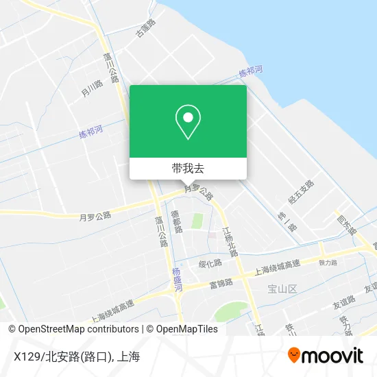 X129/北安路(路口)地图