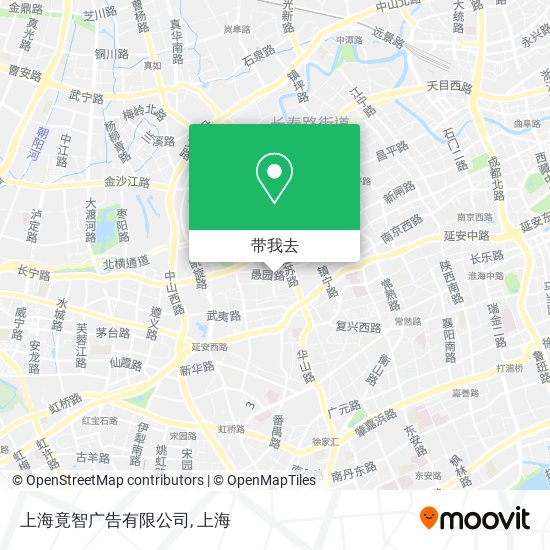 上海竟智广告有限公司地图