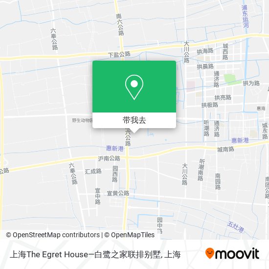 上海The Egret House—白鹭之家联排别墅地图