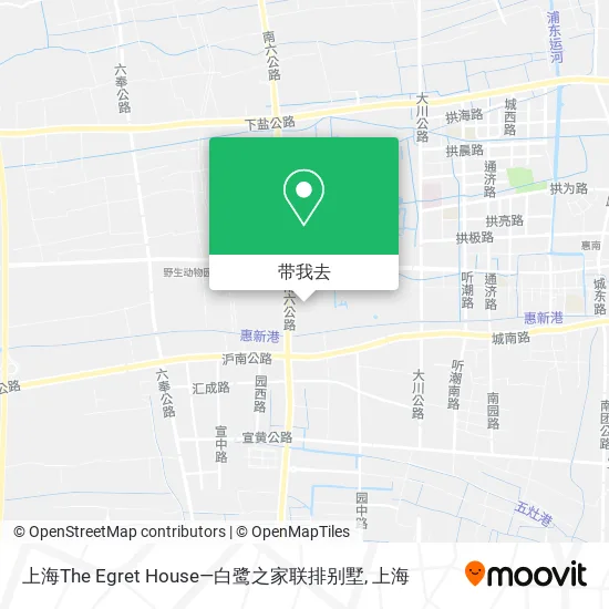 上海The Egret House—白鹭之家联排别墅地图