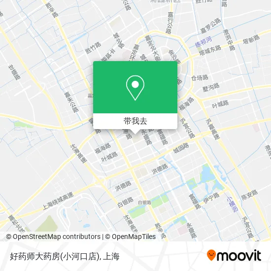 好药师大药房(小河口店)地图