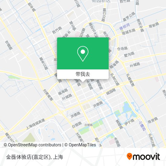 金薇体验店(嘉定区)地图