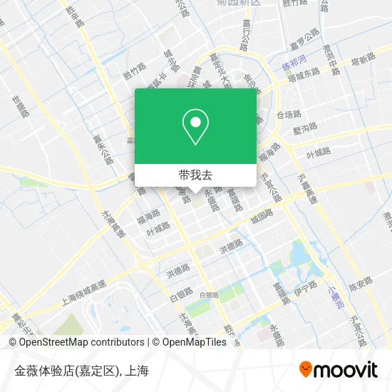 金薇体验店(嘉定区)地图