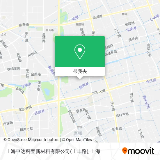 上海申达科宝新材料有限公司(上丰路)地图