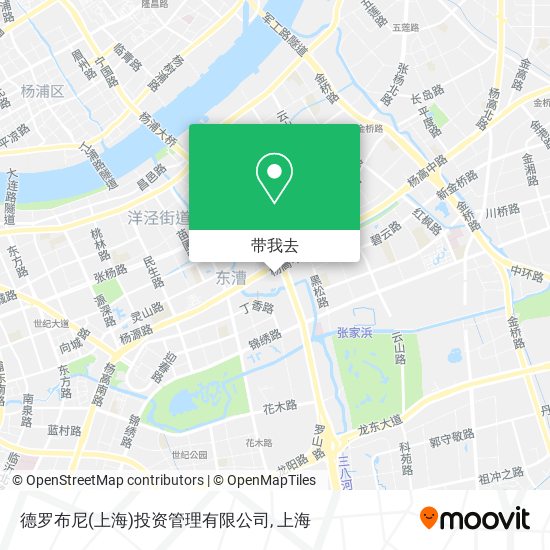 德罗布尼(上海)投资管理有限公司地图