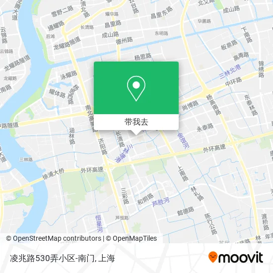 凌兆路530弄小区-南门地图