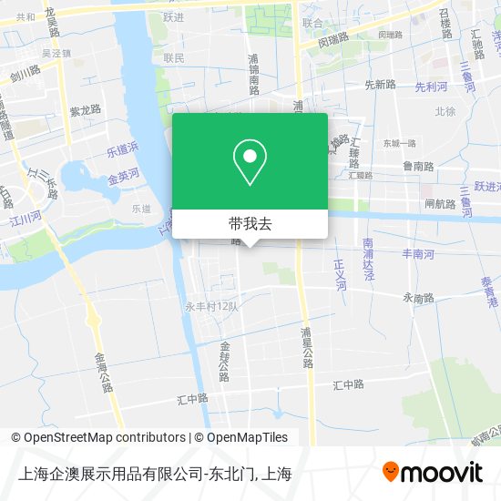 上海企澳展示用品有限公司-东北门地图