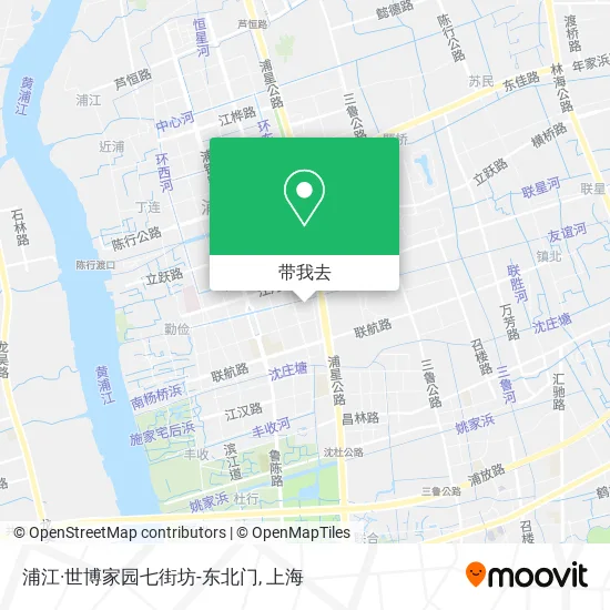 浦江·世博家园七街坊-东北门地图
