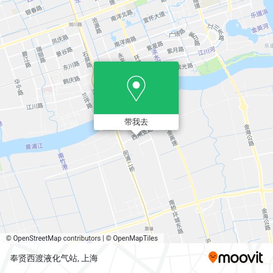 奉贤西渡液化气站地图