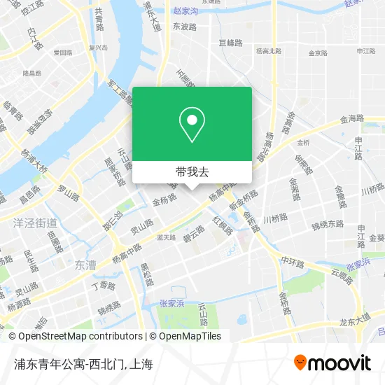 浦东青年公寓-西北门地图