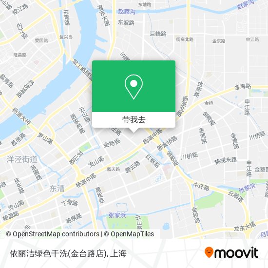 依丽洁绿色干洗(金台路店)地图