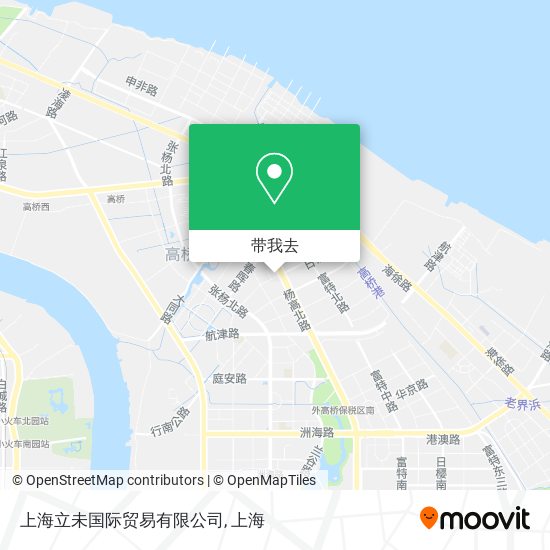 上海立未国际贸易有限公司地图