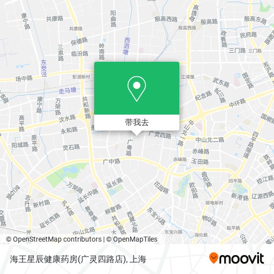 海王星辰健康药房(广灵四路店)地图