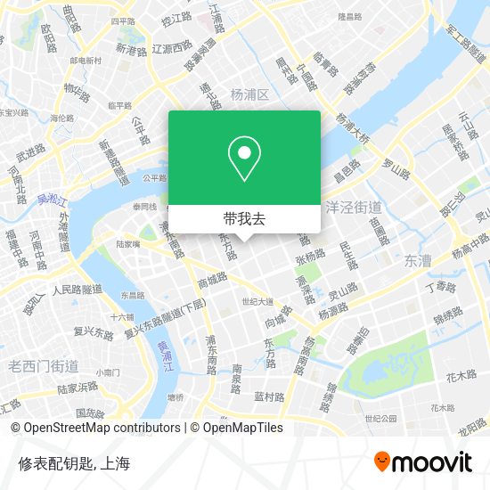 修表配钥匙地图