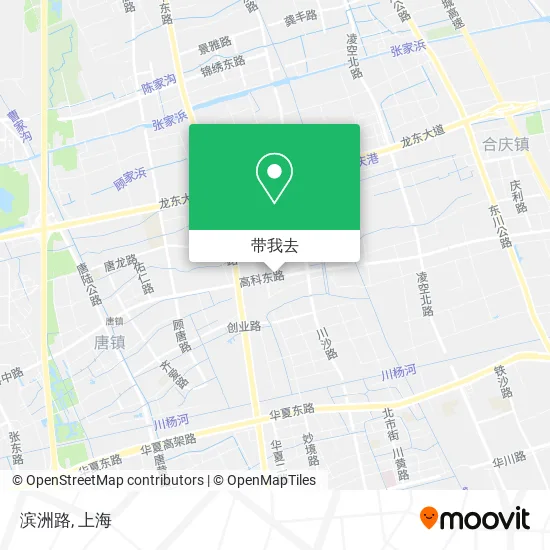 滨洲路地图