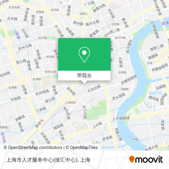 上海市人才服务中心(徐汇中心)地图