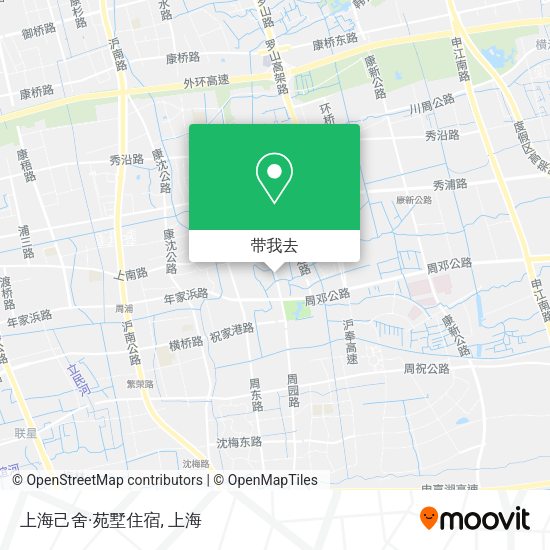 上海己舍·苑墅住宿地图