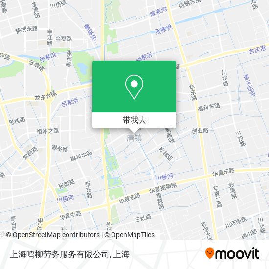 上海鸣柳劳务服务有限公司地图