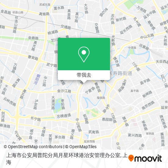 上海市公安局普陀分局月星环球港治安管理办公室地图