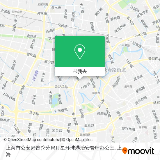 上海市公安局普陀分局月星环球港治安管理办公室地图
