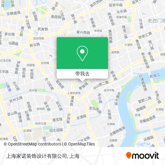 上海家诺装饰设计有限公司地图