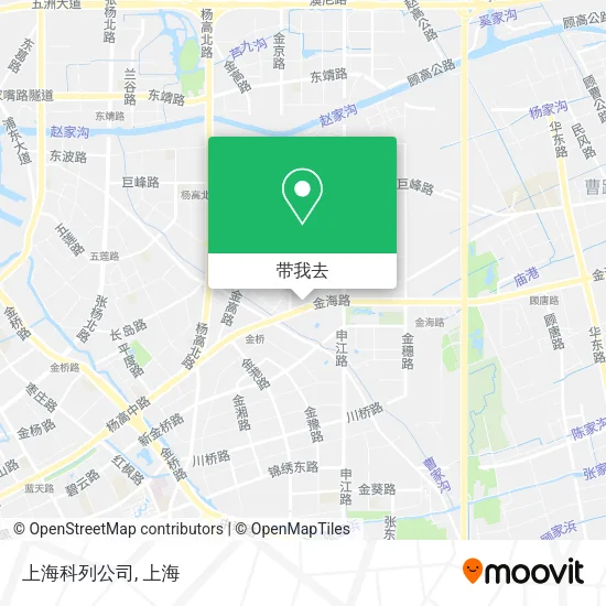 上海科列公司地图
