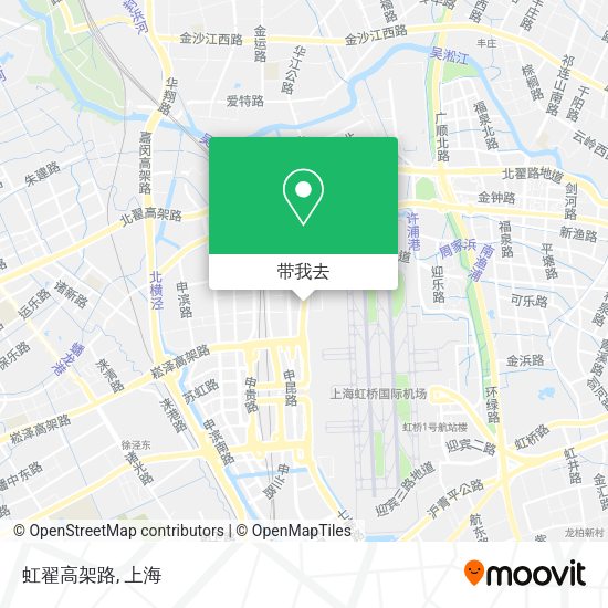 虹翟高架路地图