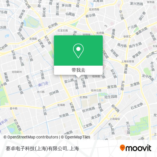 赛卓电子科技(上海)有限公司地图