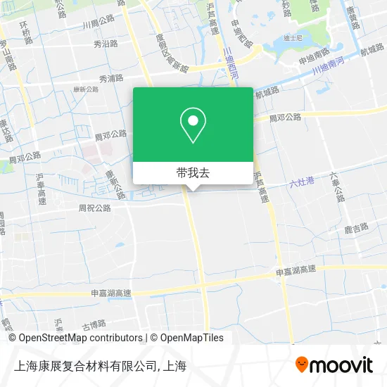 上海康展复合材料有限公司地图