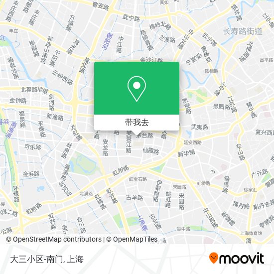 大三小区-南门地图